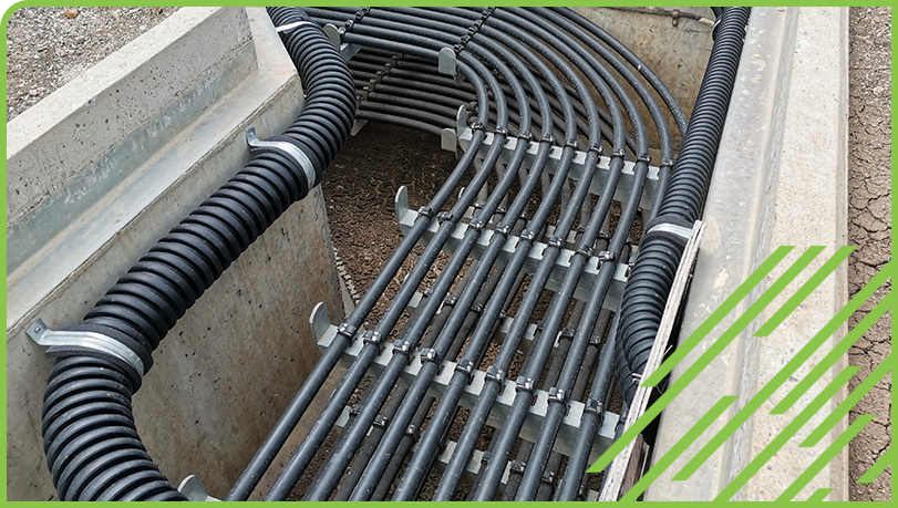 Underground electrical installation