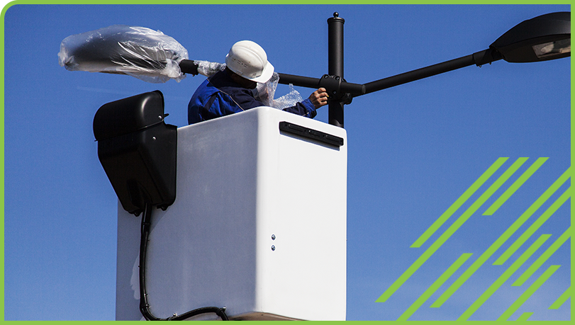 Installing new street lights